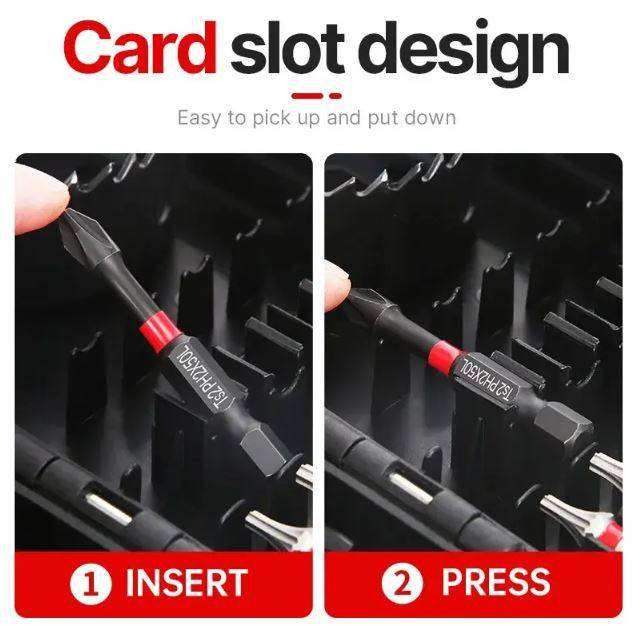 27PCS Screwdriver Drill Bit Set Power Tool Set Tool Box Kit Drill Bit Set for Wood Metal Steel