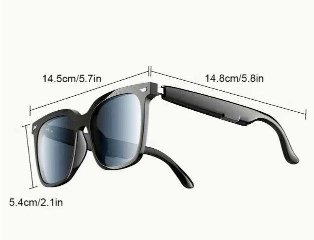 Multifunctional Wireles Smart Glasses built in Headphones