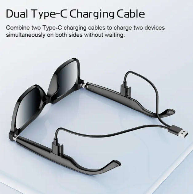 Multifunctional Wireles Smart Glasses built in Headphones