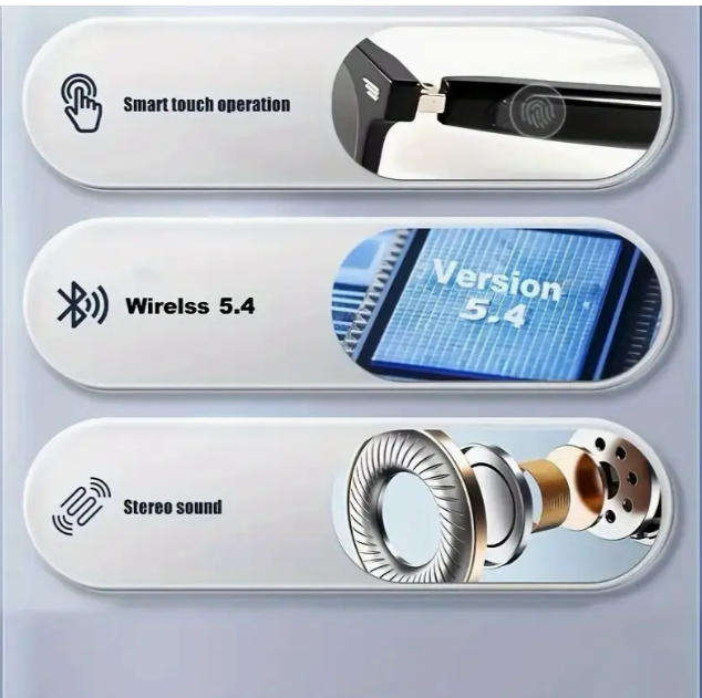 Multifunctional Wireles Smart Glasses built in Headphones