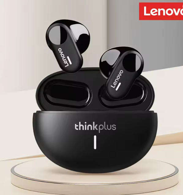 Lenovo ThinkPlus LP19 Wireless Earbuds, HiFi Sound with Dynamic Coil Diaphragm - BLACK