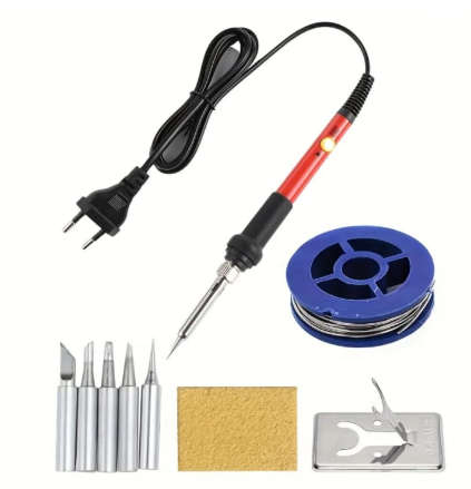 60W Electric Soldering Iron with Adjustable Temperature from 200-450°C for Welding And Repairing
