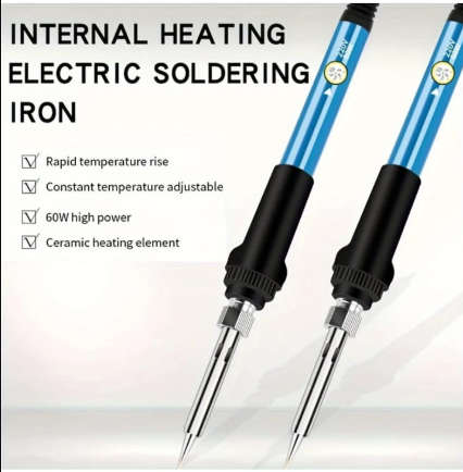 60W Electric Soldering Iron with Adjustable Temperature from 200-450°C for Welding And Repairing