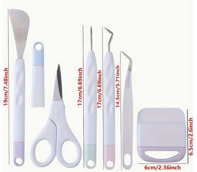 6pcs Craft Vinyl Weeding Tools Set