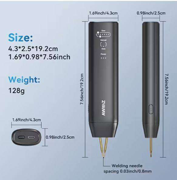 Mini handheld spot welding machine, household portable welding equipment, adjustable levels