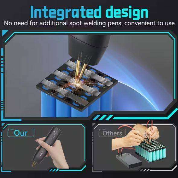 Mini handheld spot welding machine, household portable welding equipment, adjustable levels