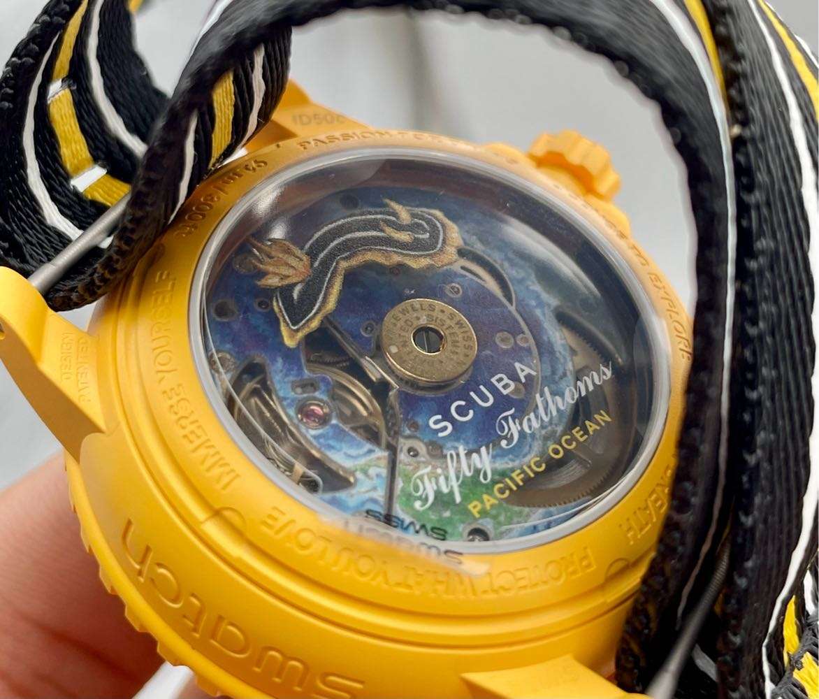 BLANCPAIN X SWATCH PACIFIC OCEAN FIFTY FATHOMS MENS WATCH