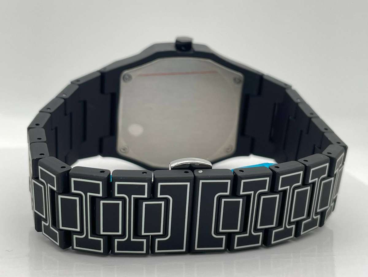Black sketch minimalistic watch