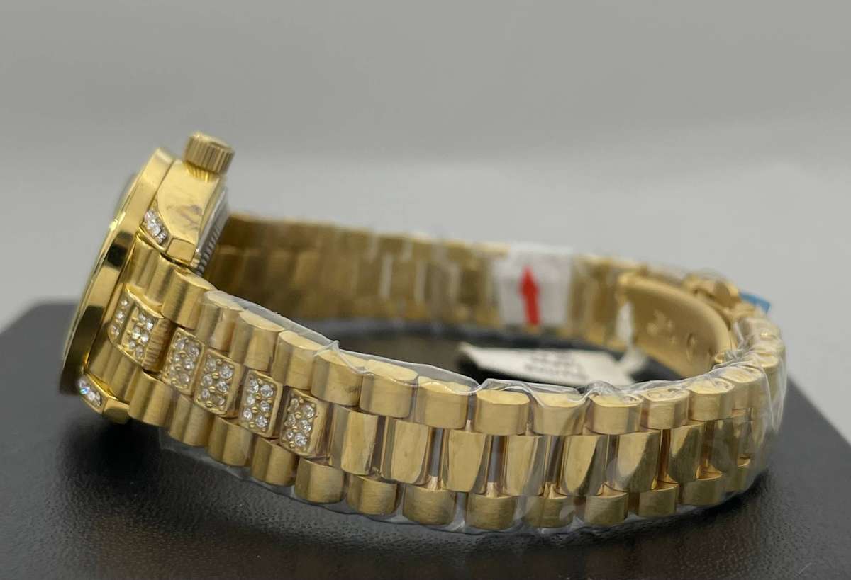 Ladies Sterling Gold toned watch