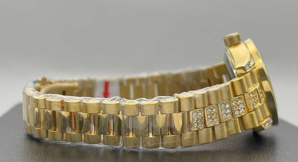 Ladies Sterling Gold toned watch
