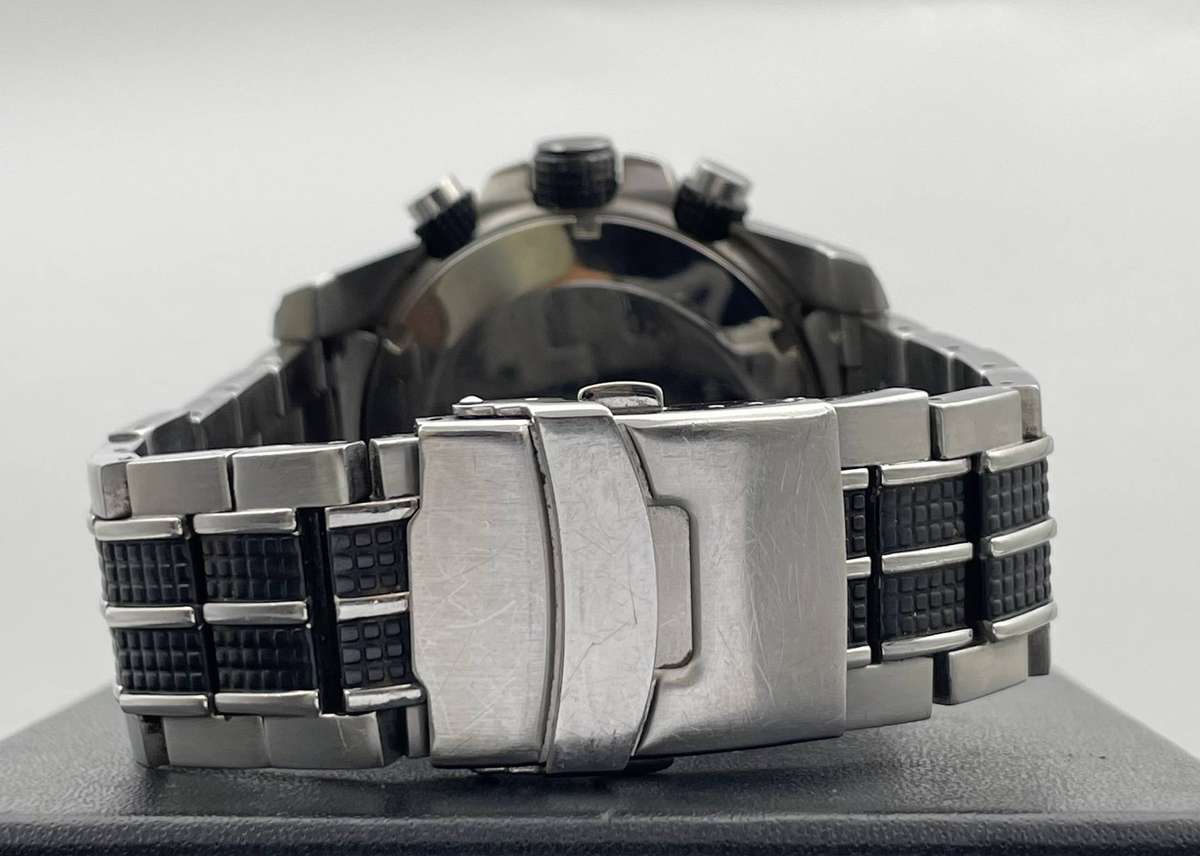 Sterling men's analogue chronograph watch