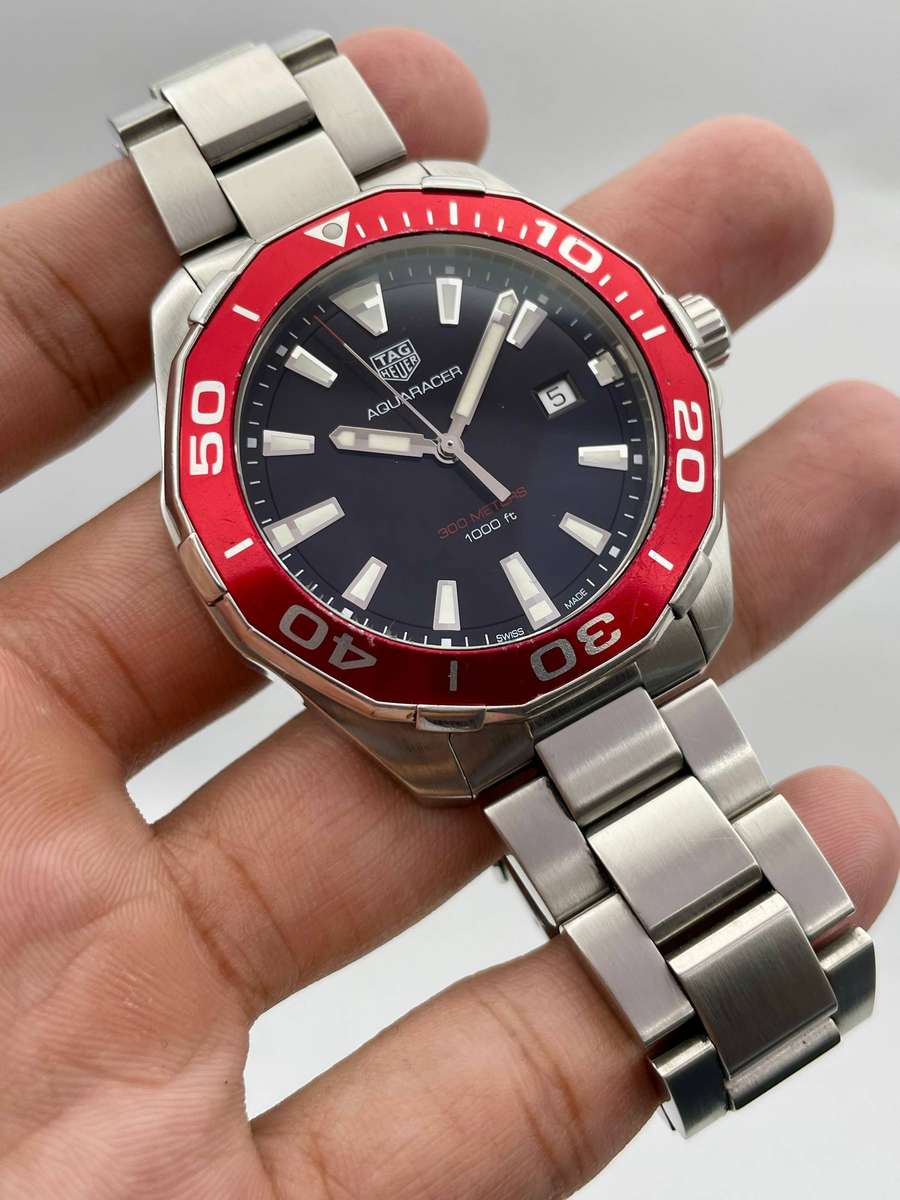 Tag Heuer Aquaracer Red bezel