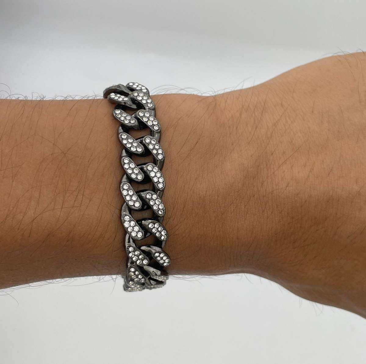 Iced out Cuban link bracelet