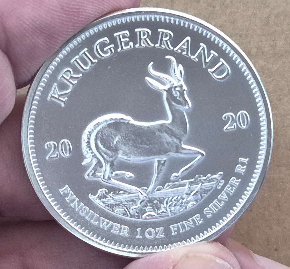 2020 1 oz Silver Krugerrand Bullion Coin