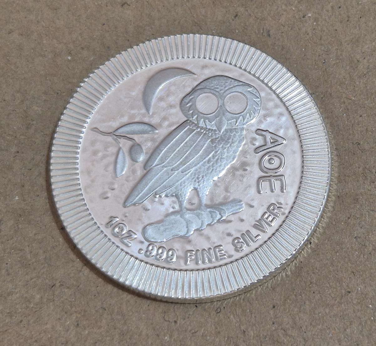 2021 Goddess Athenas Owl Greek AOE Tetradrachm 1oz .999 Sil