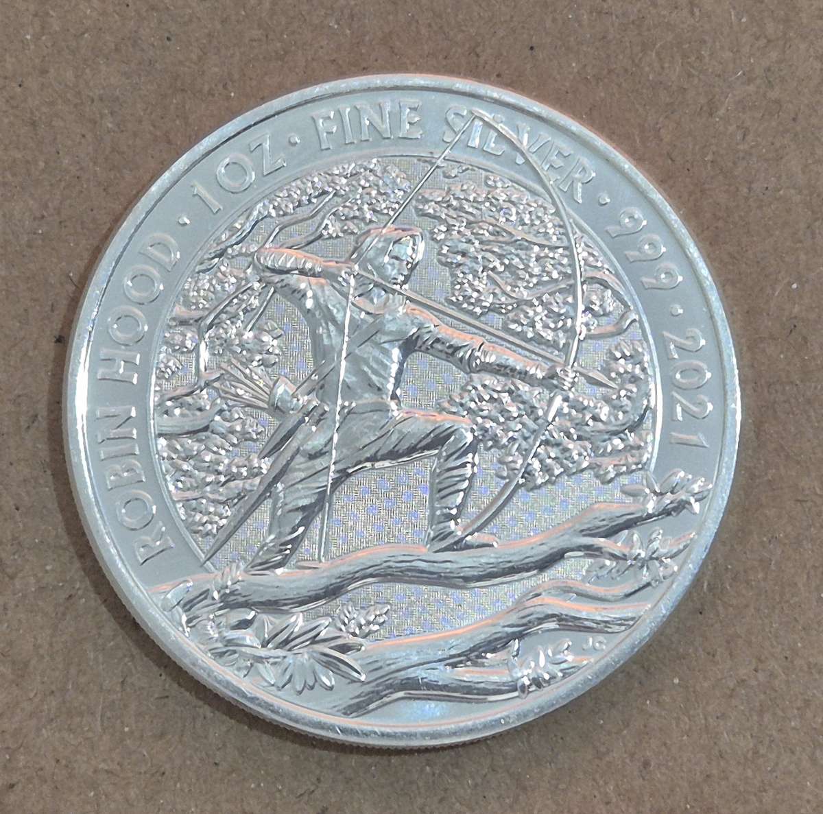 Robin Hood 2021 1oz Silver Bullion Coin