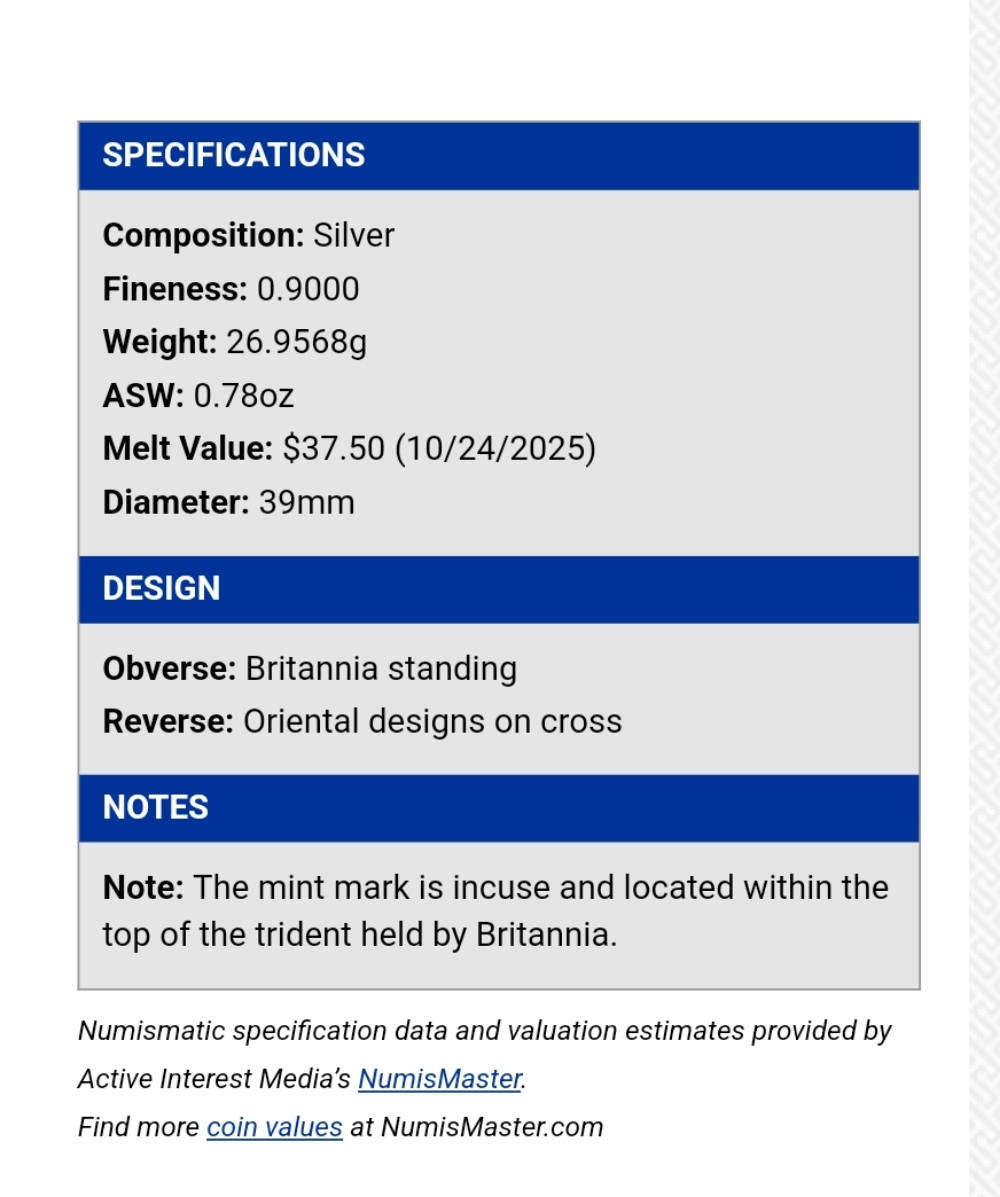 1902 B GREAT BRITAIN TRADE DOLLAR COIN