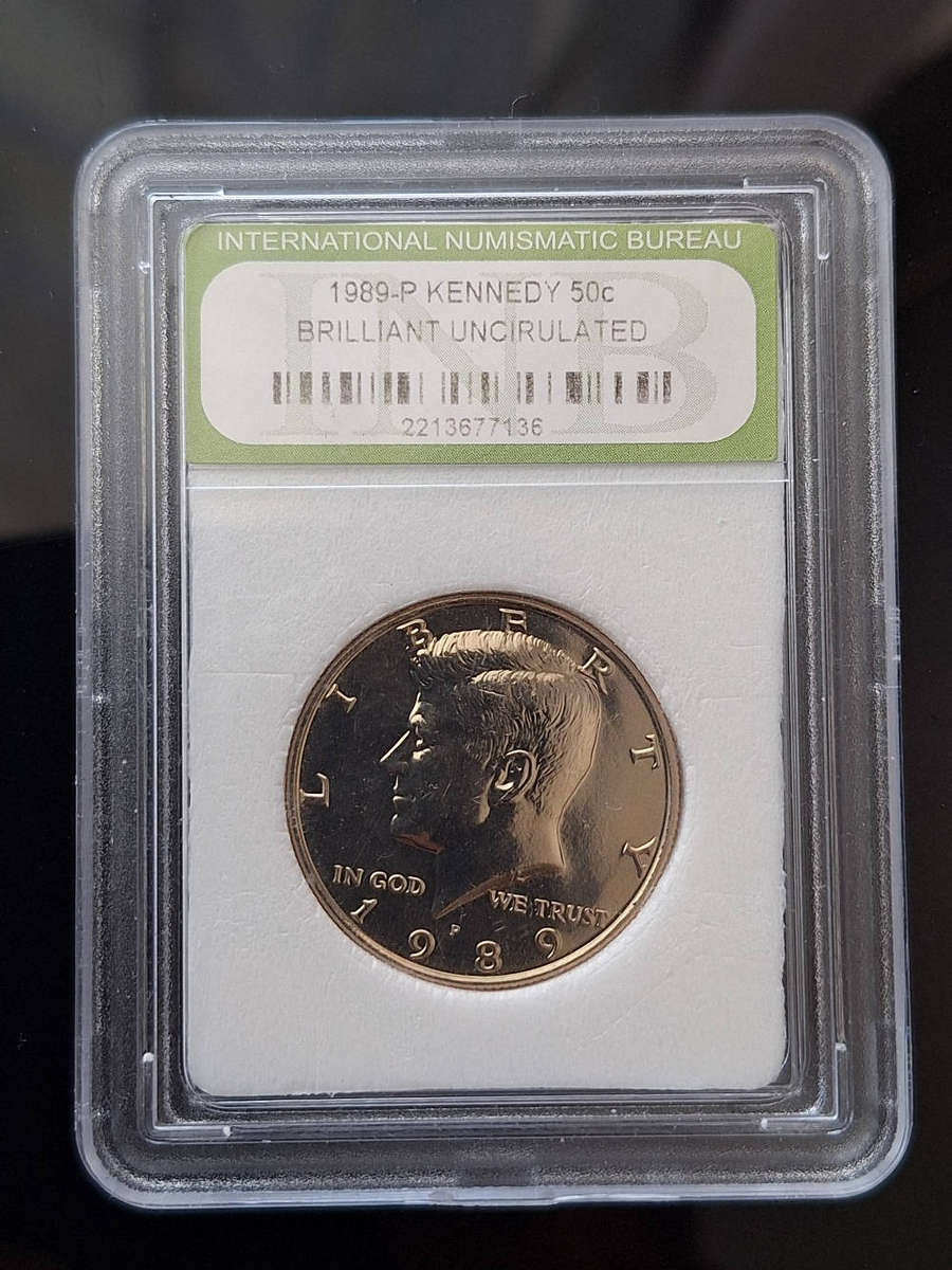 1989-P KENNEDY HALF DOLLAR BRILLIANT UNCIRCULATED