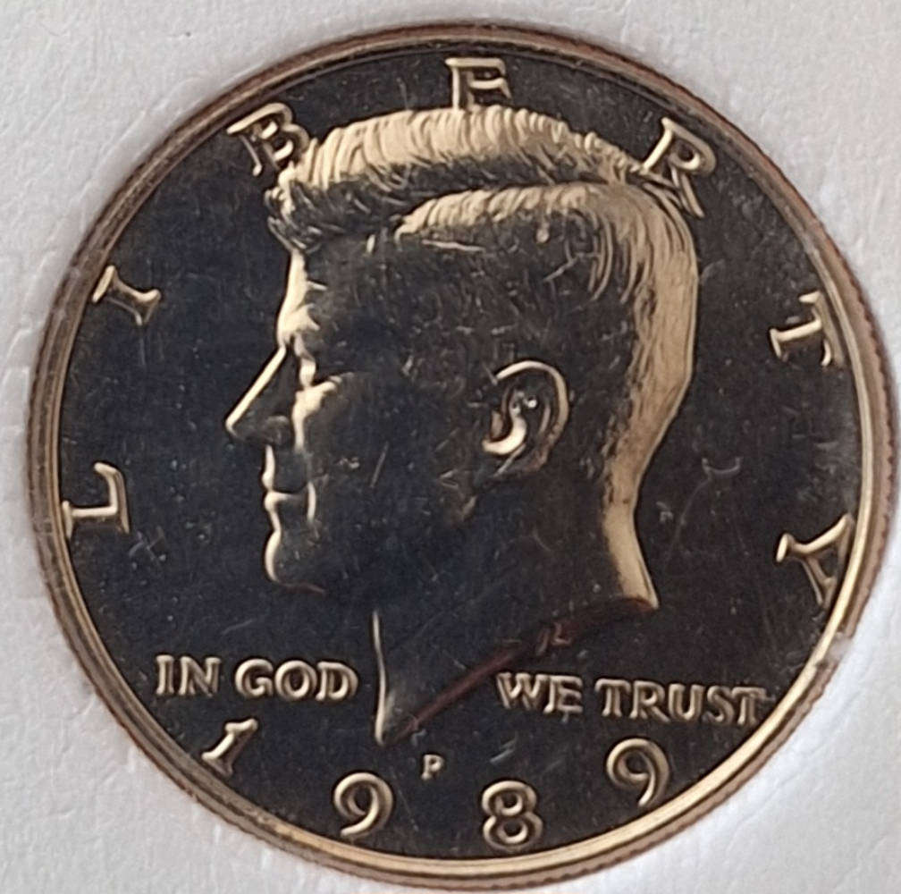 1989-P KENNEDY HALF DOLLAR BRILLIANT UNCIRCULATED