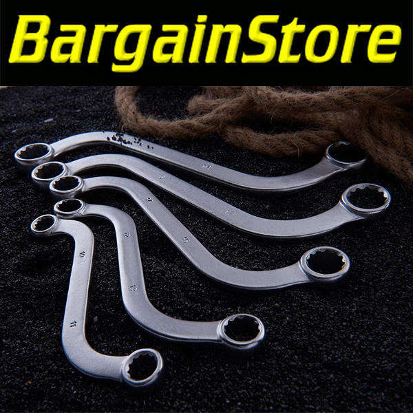 5 Piece S Type Double Ring Spanner Set