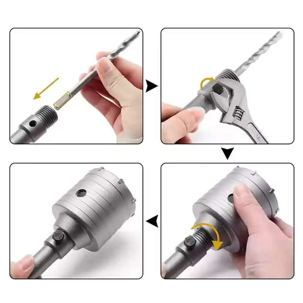 40mm - 60mm Core Drill Bit