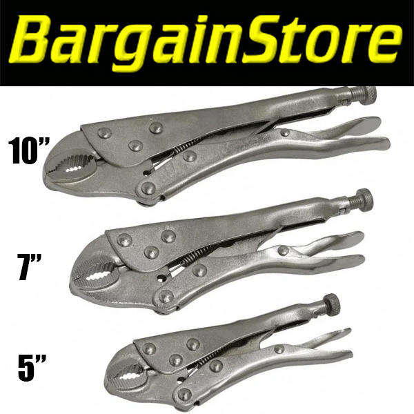 3 Piece Locking Plier Set