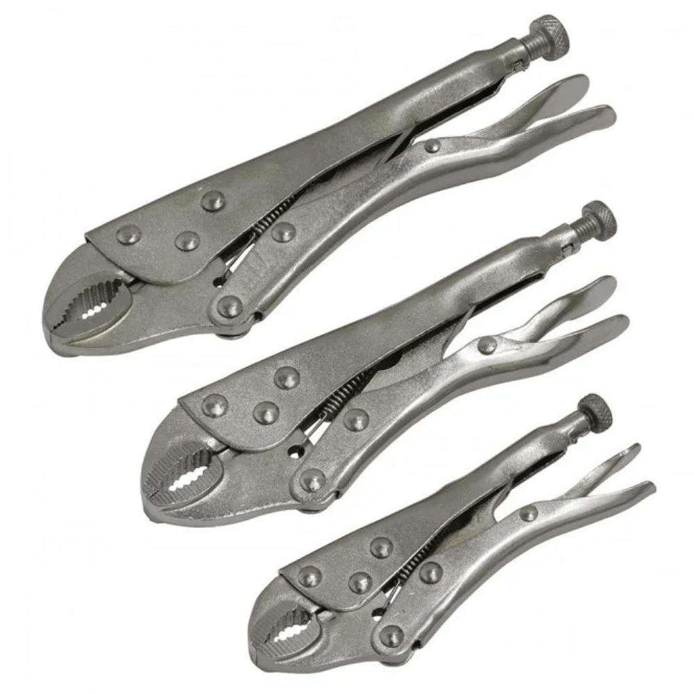 3 Piece Locking Plier Set
