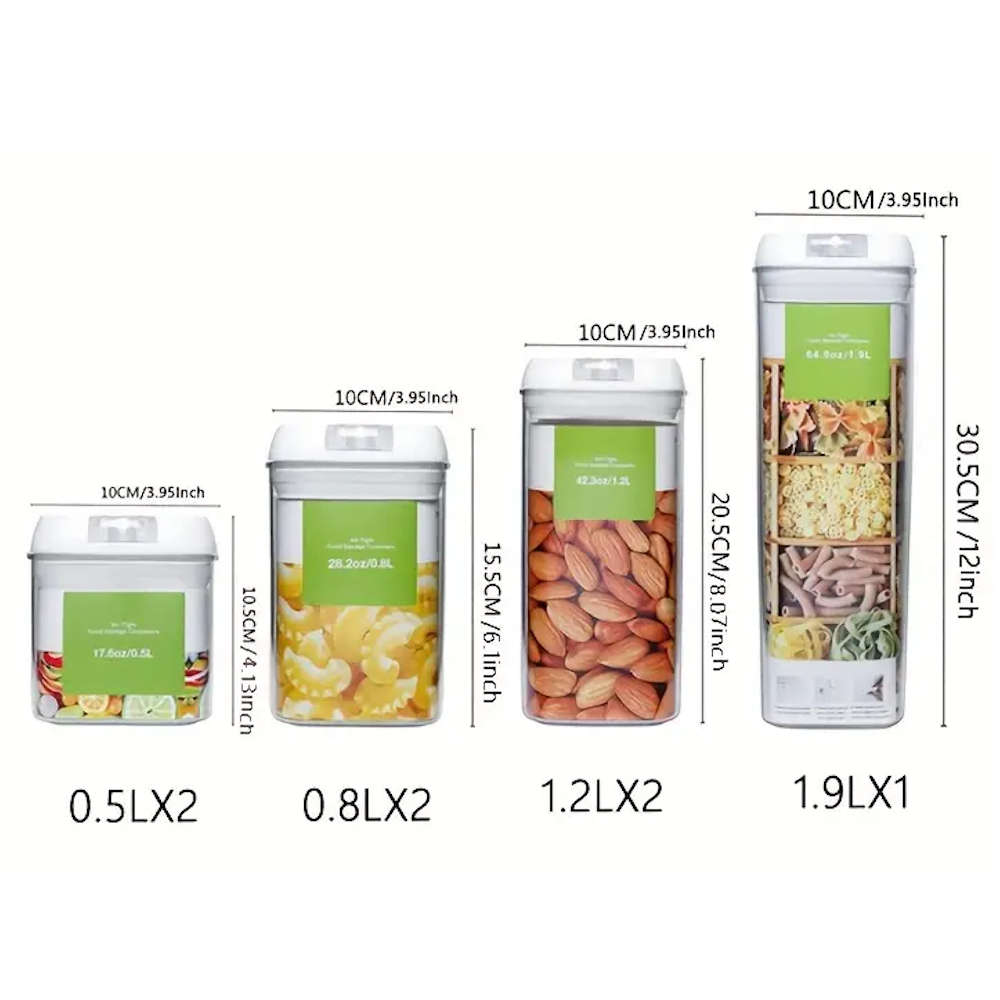 7 Piece Airtight Container Set