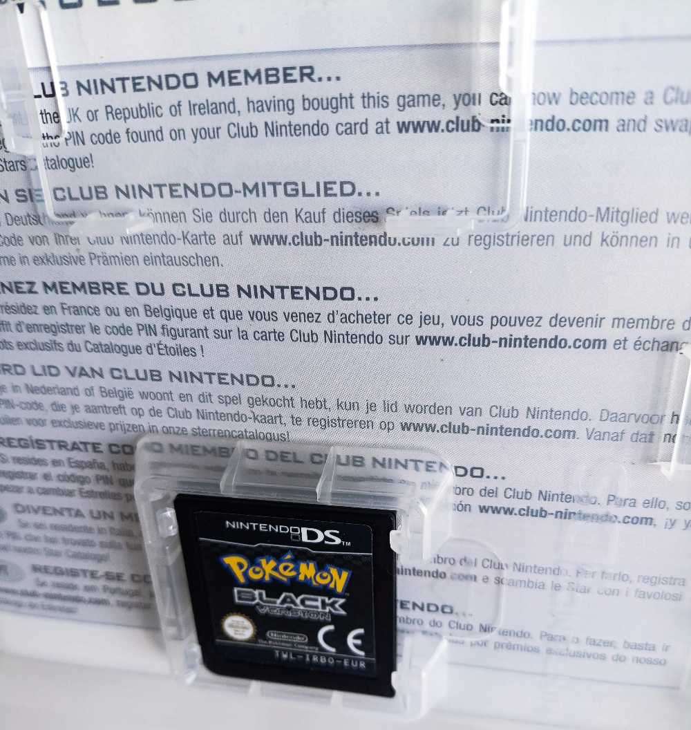 Pokémon Black Version Nintendo DS