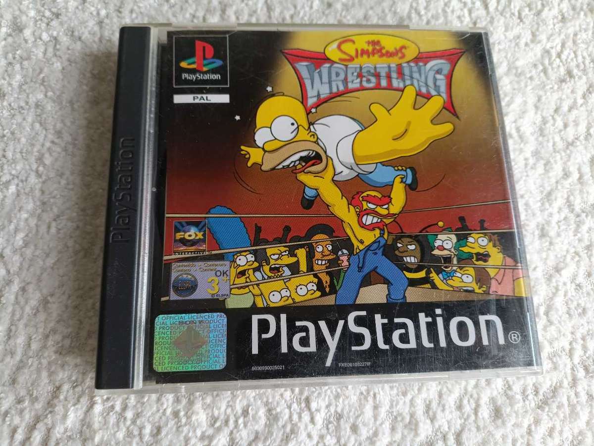 The Simpsons Wrestling Playstation 1 PAL