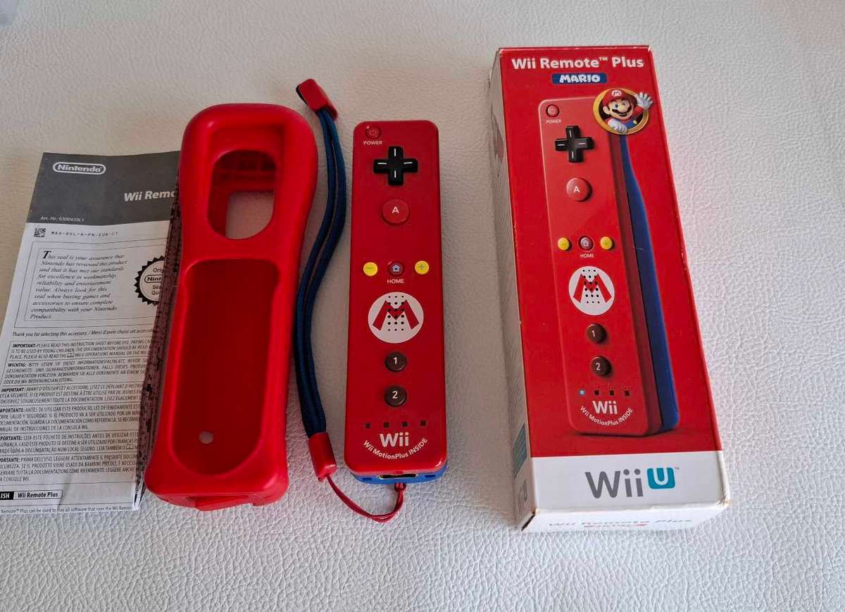 Wii Remote Plus Mario Controller Nintendo