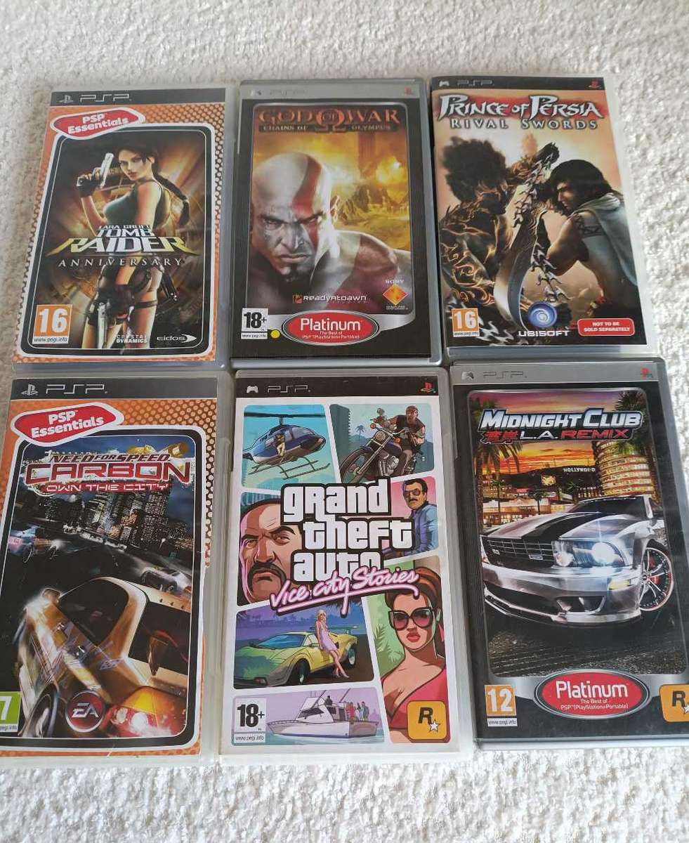 Sony Psp 1004 With Original Charger, Memory Card +Games