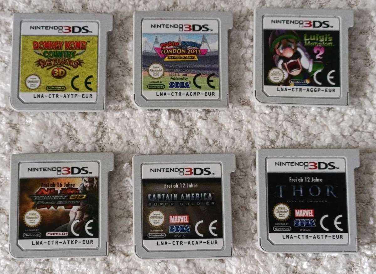 Nintendo 3ds Cartridge Game Bundle