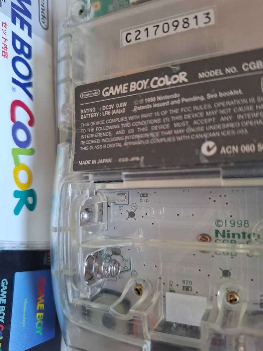 GameBoy Color Console +Box