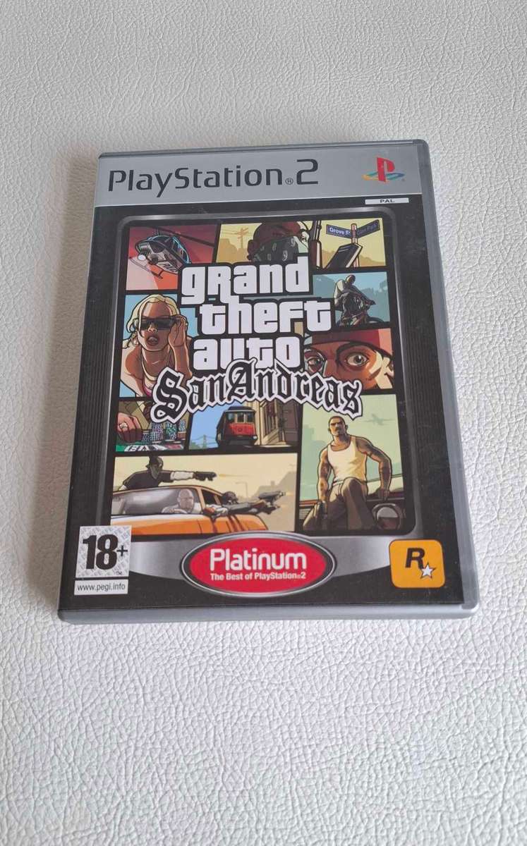 Grand Theft Auto :San Andreas Ps 2 Platinum
