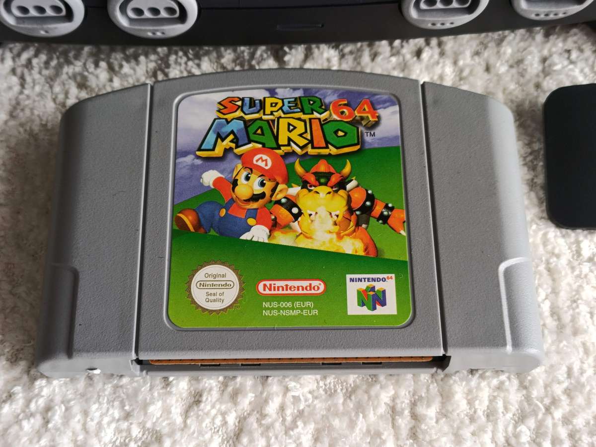 Nintendo 64 Console With Super Mario 64 And Controller