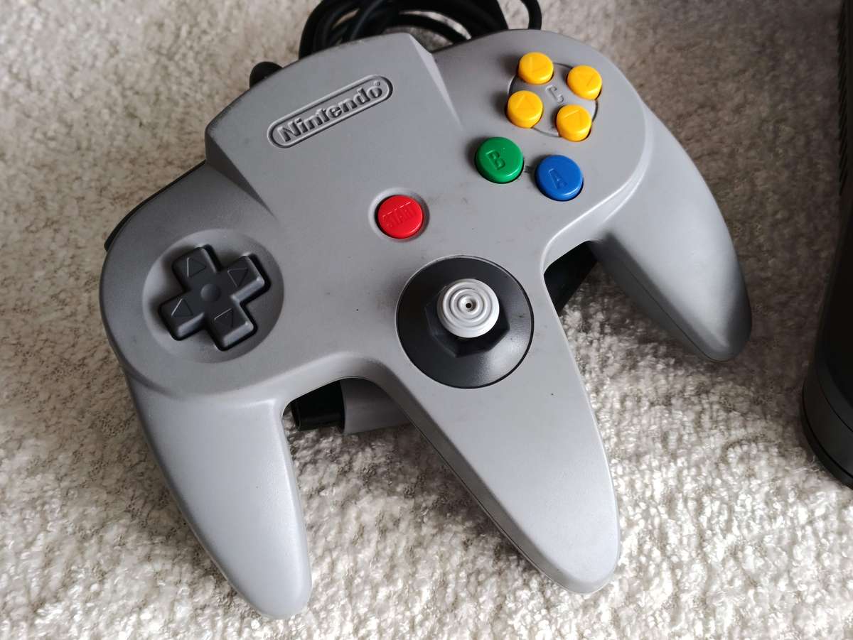Nintendo 64 Console With Super Mario 64 And Controller