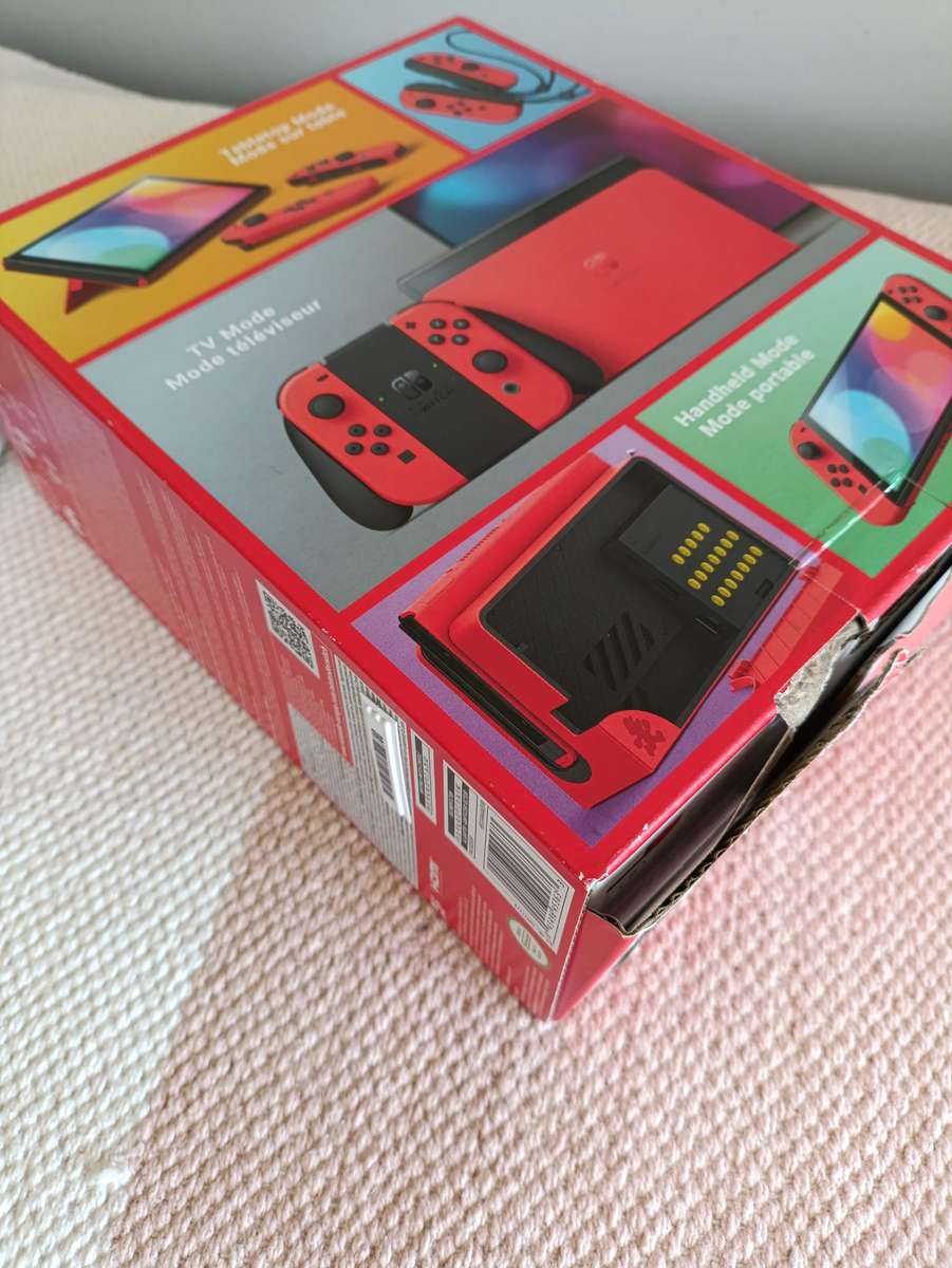 Nintendo Switch Oled Console Mario Edition +Box