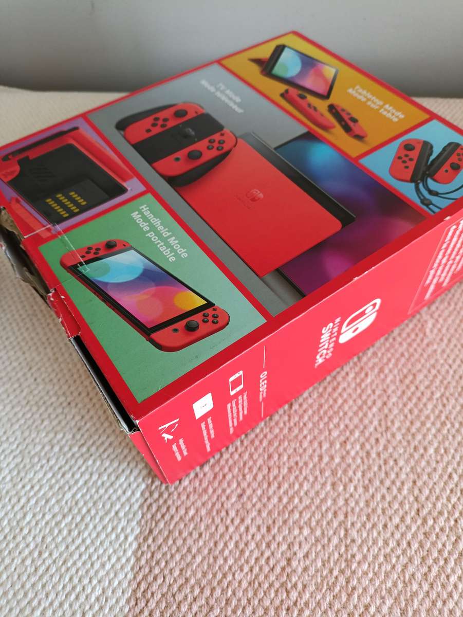 Nintendo Switch Oled Console Mario Edition +Box