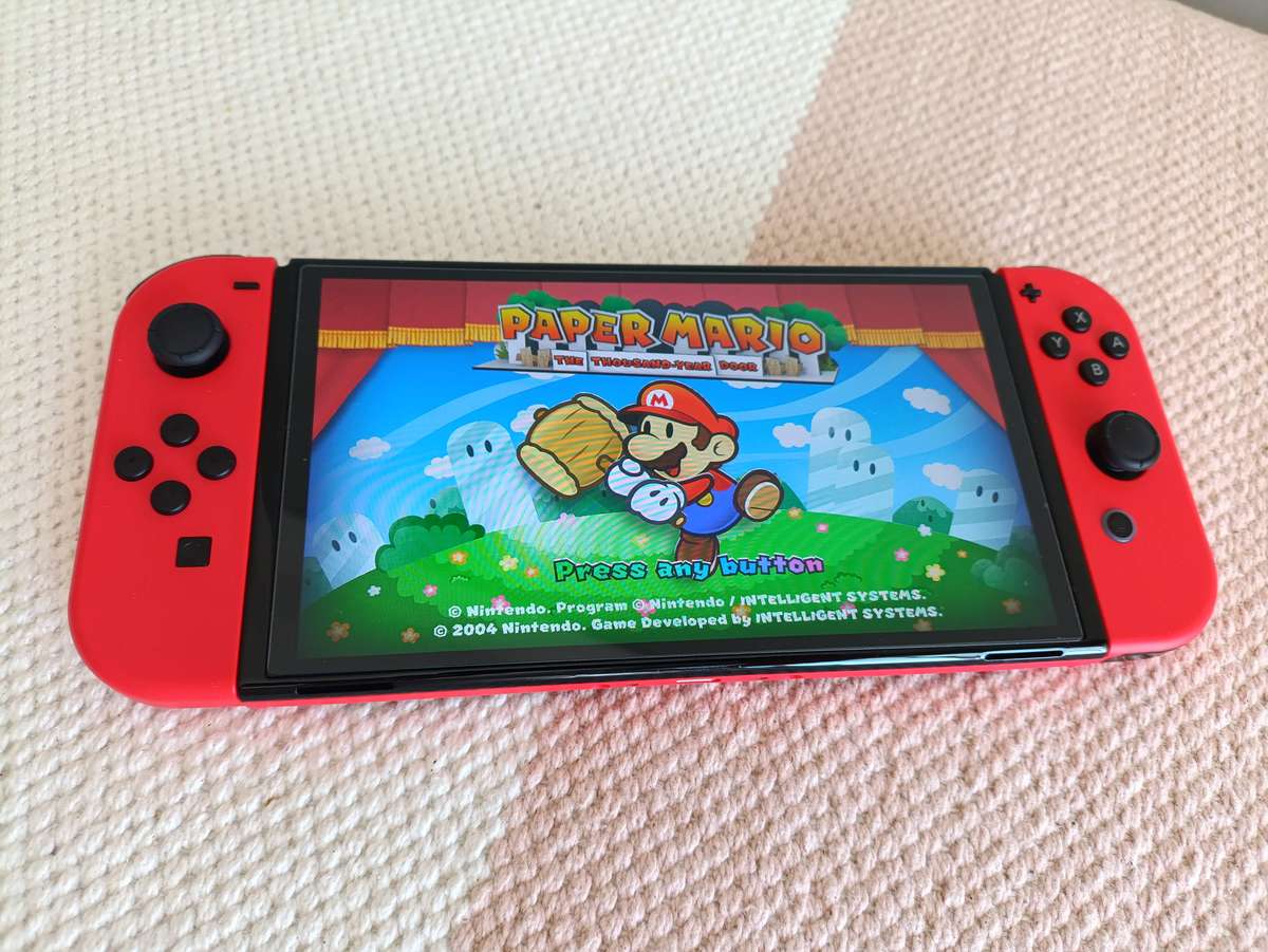 Nintendo Switch Oled Console Mario Edition +Box