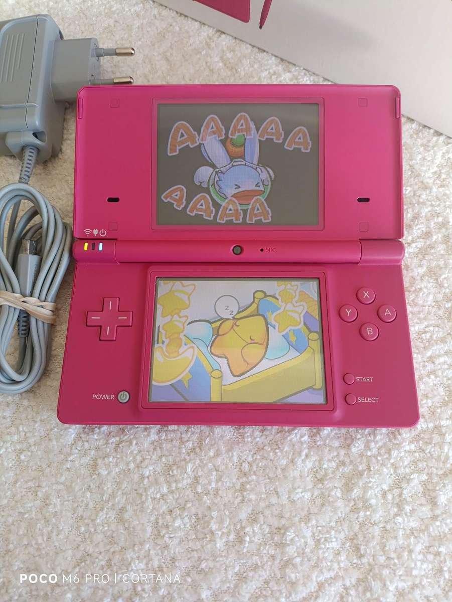 Nintendo Dsi (Rose) European region + Charger + Box and Manuals