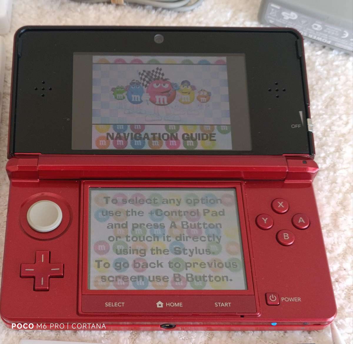 Nintendo 3DS Console With Original Charger Euro Region