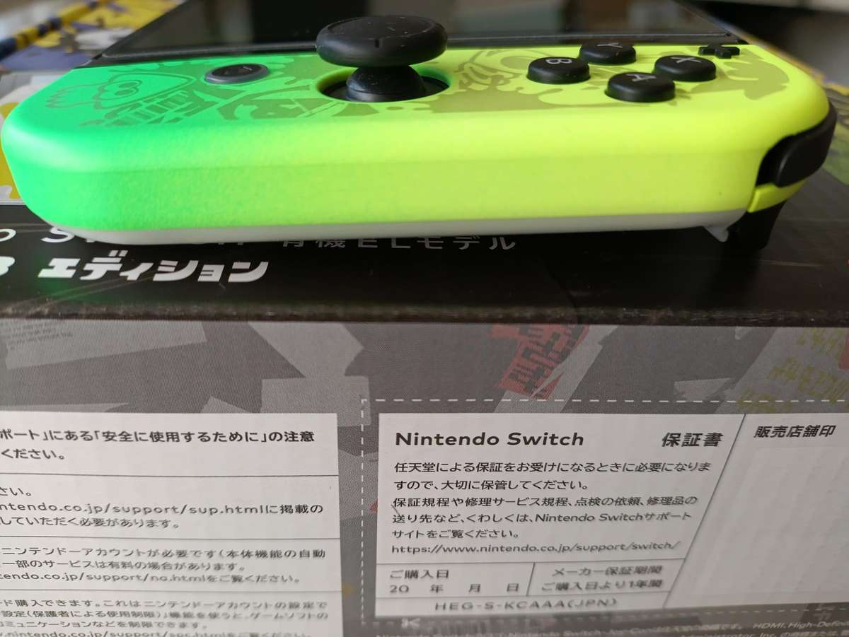 Nintendo Switch Oled Console Splatoon Edition +Box