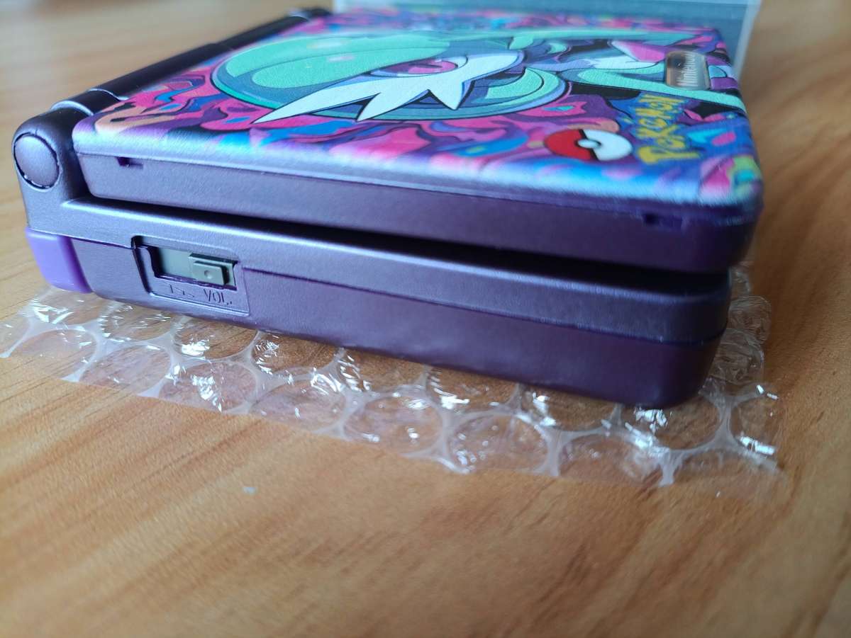 Nintendo Gameboy Advance SP GBA With Custom Pokémon Shell and Laminated IPS Screen