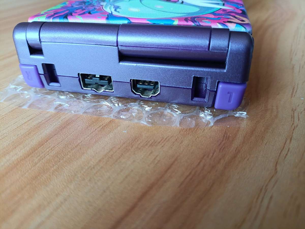 Nintendo Gameboy Advance SP GBA With Custom Pokémon Shell and Laminated IPS Screen