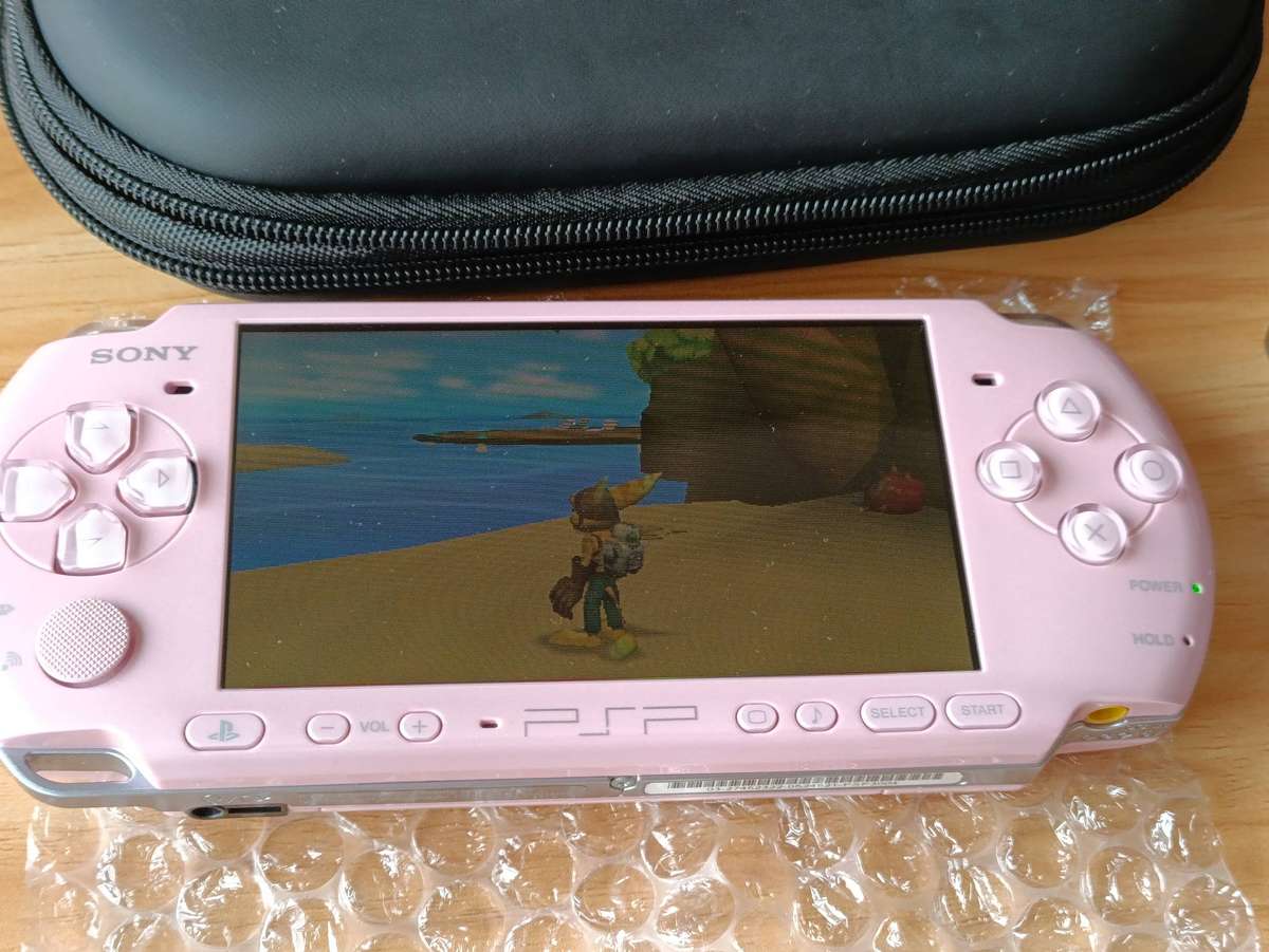 Sony Psp 'Blossom' Pink +Original Charger