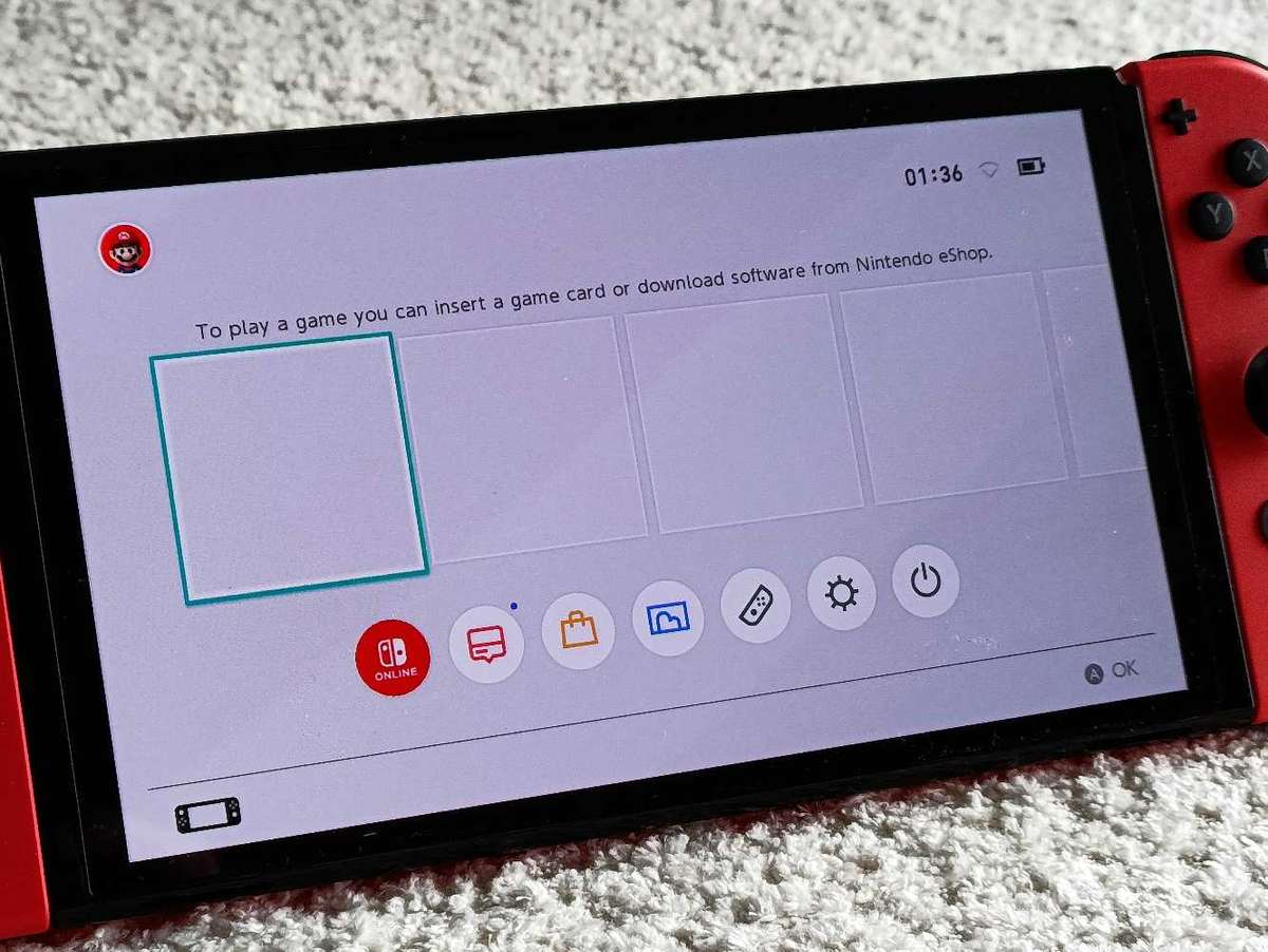 Nintendo Switch Oled Mario Limited Edition Console