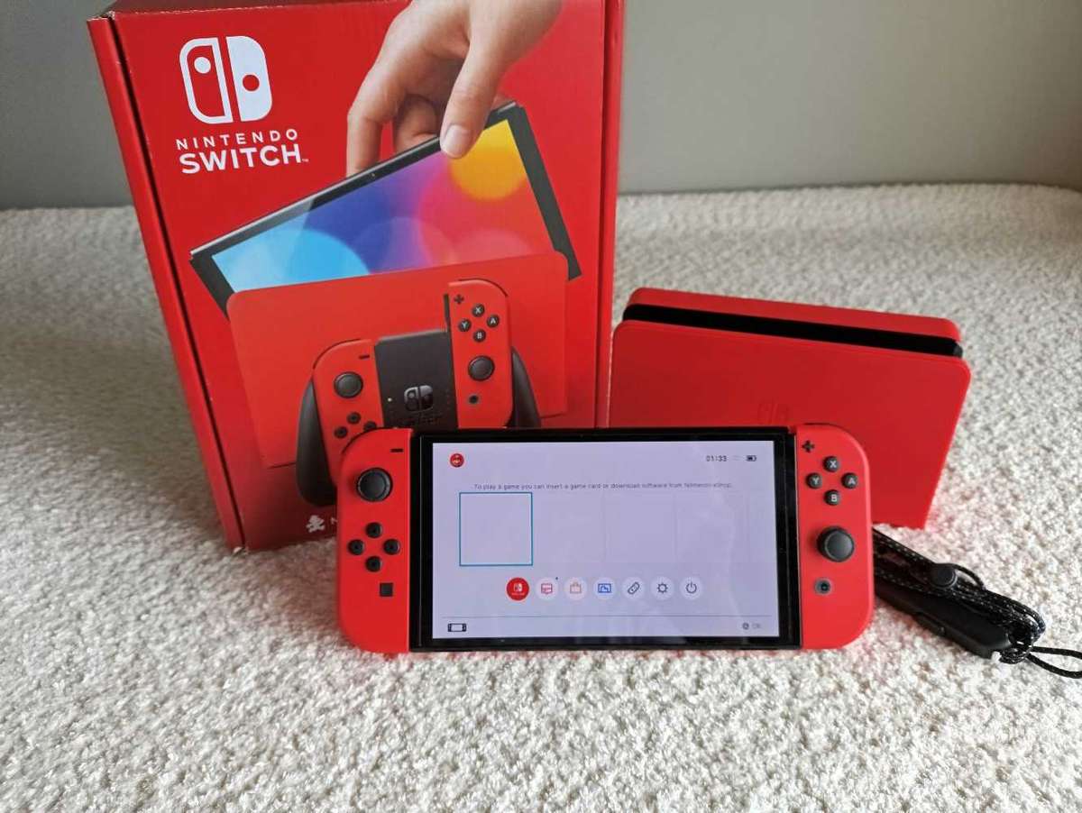 Nintendo Switch Oled Mario Limited Edition Console
