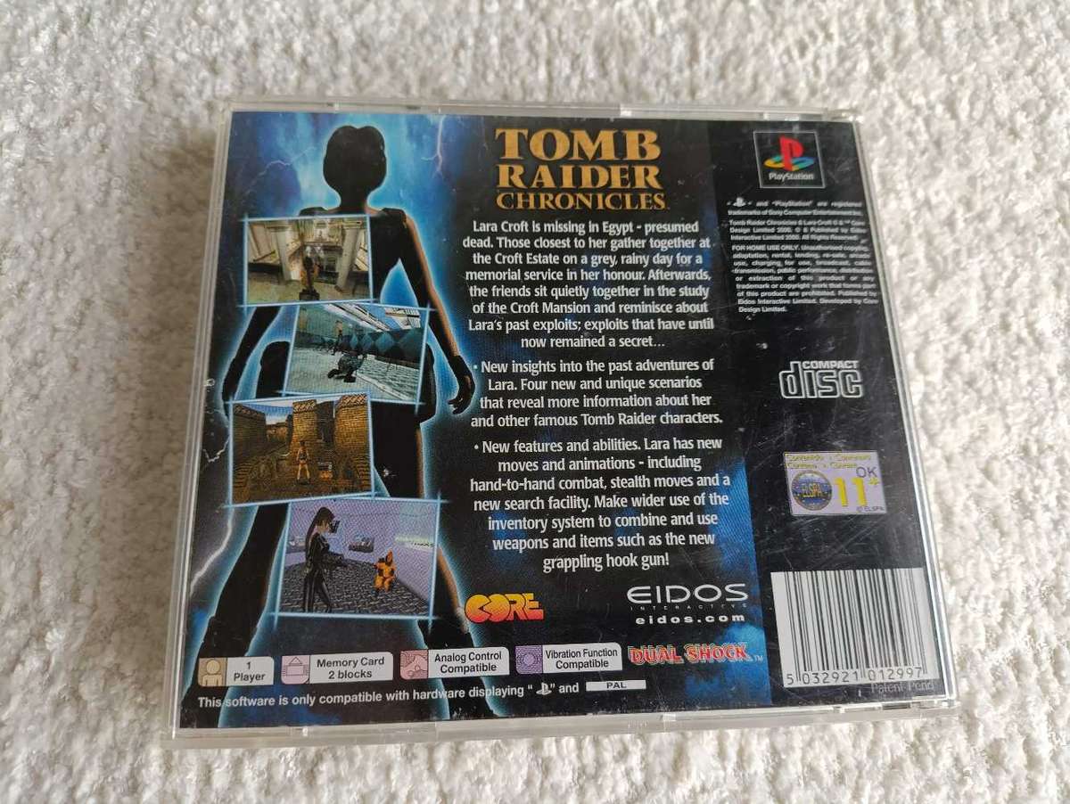 Tomb Raider Chronicles Playstation 1 PAL