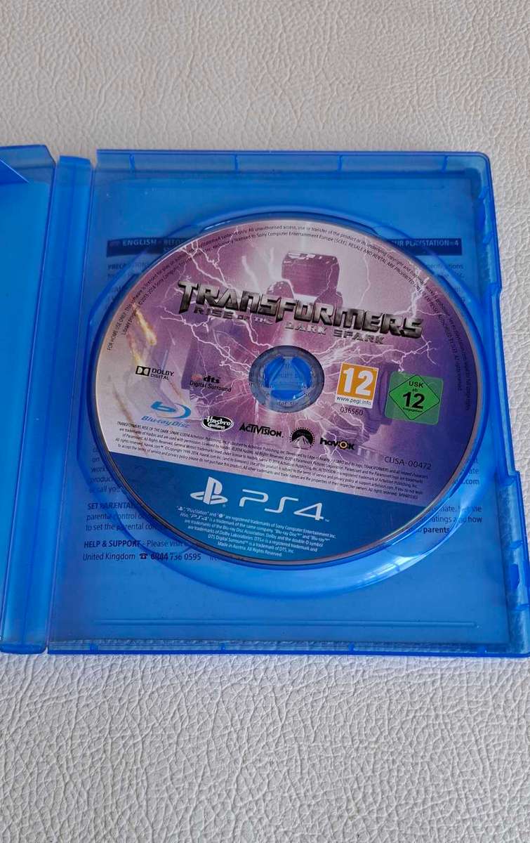 Transformers Rise of The Dark Spark Ps 4